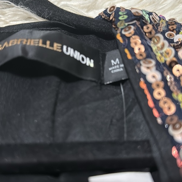 NY&C Gabrielle Union long sleeves sequined cocktail dress Sz Medium - Picture 11 of 11